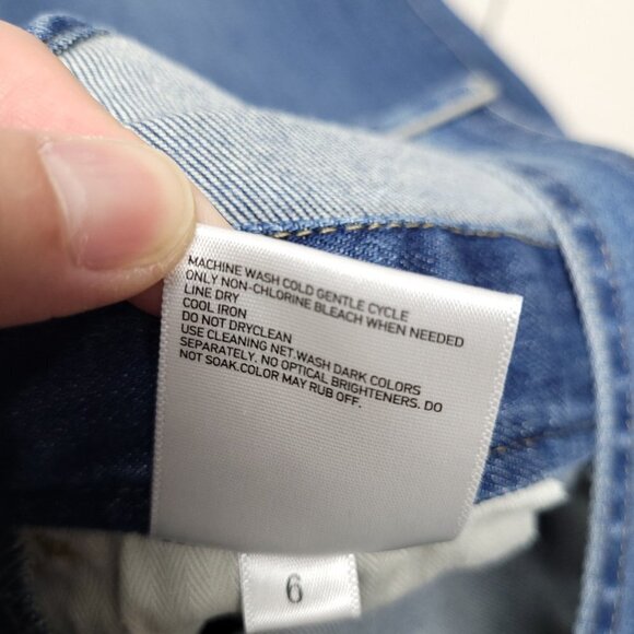 Uniqlo Womens Overall Jumpsuit Size S Blue Midume Wash - Picture 10 of 10